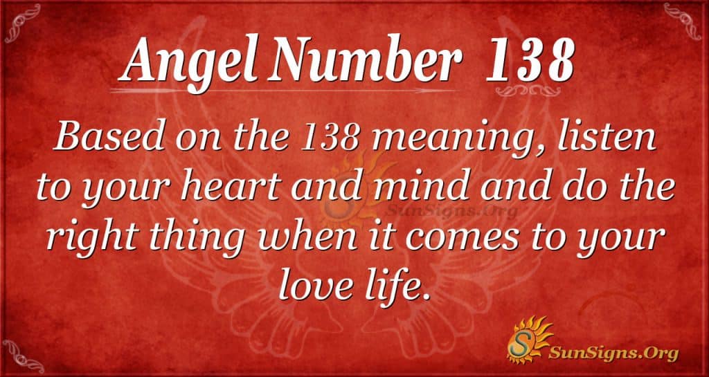 angel number 138