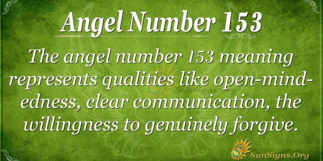 angel number 153
