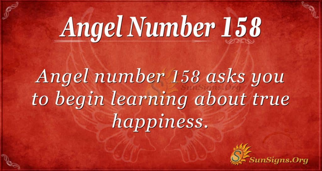 angel number 158