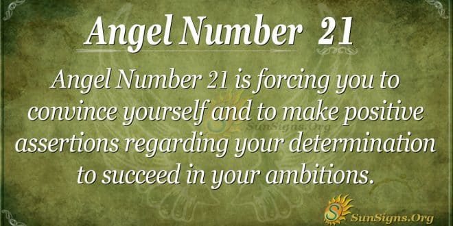 angel number 21