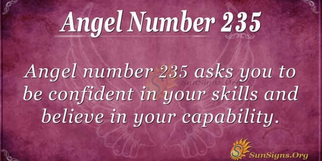 angel number 235