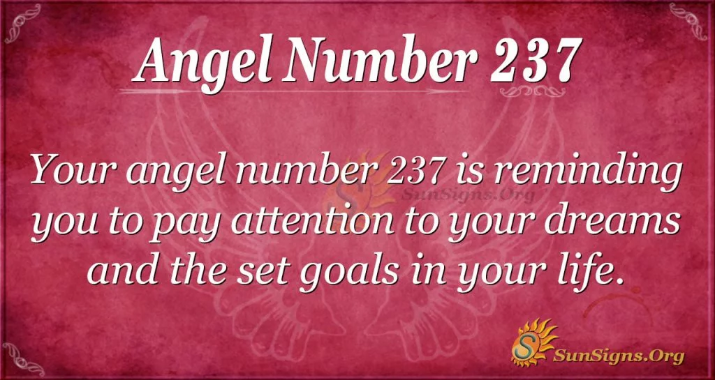 andělské číslo 237