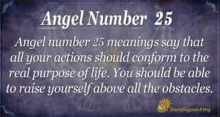 angel number 25