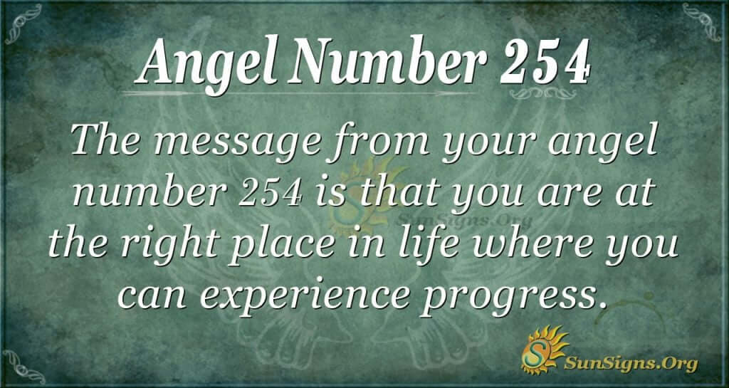 Angel Number 254