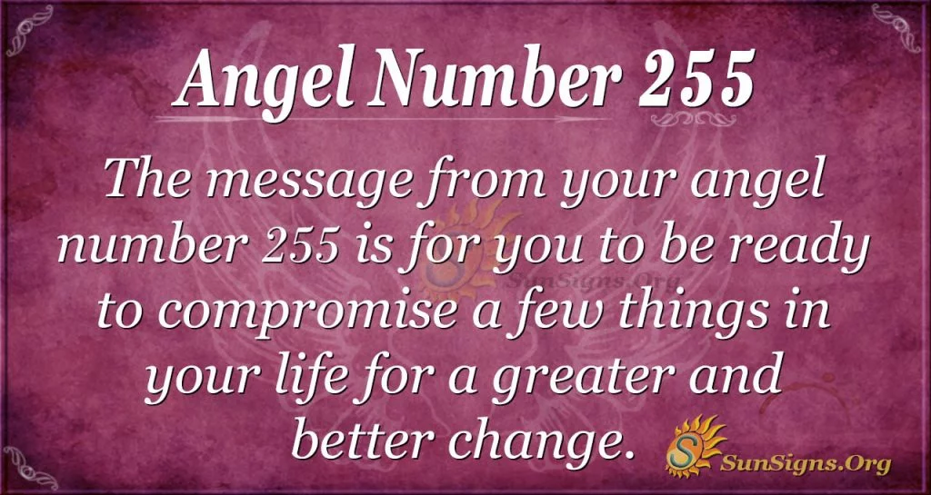 Angel numero 255