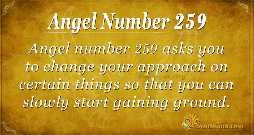 Angel Number 259
