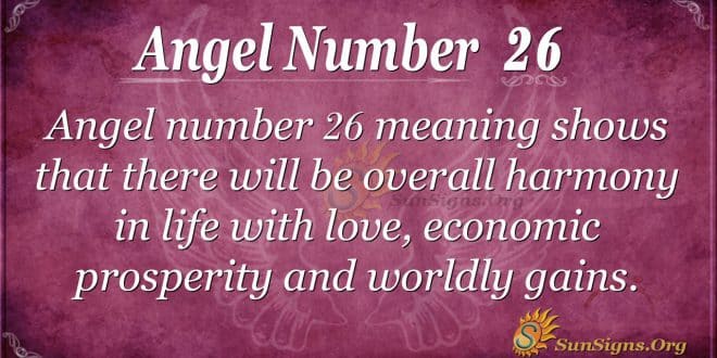 angel number 26