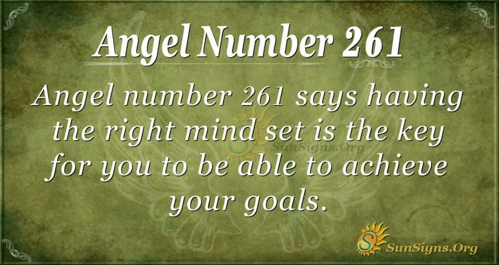 Angel Number 261