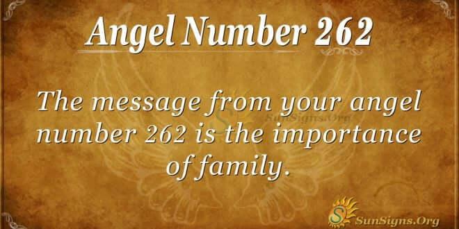 Angel Number 262