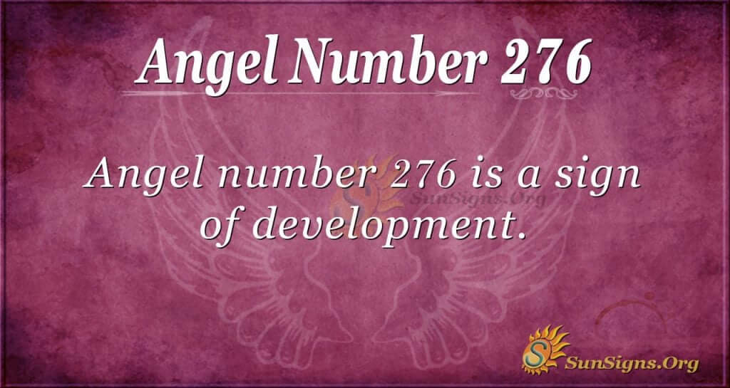 angel number 276