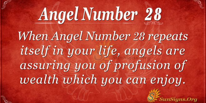 angel number 28