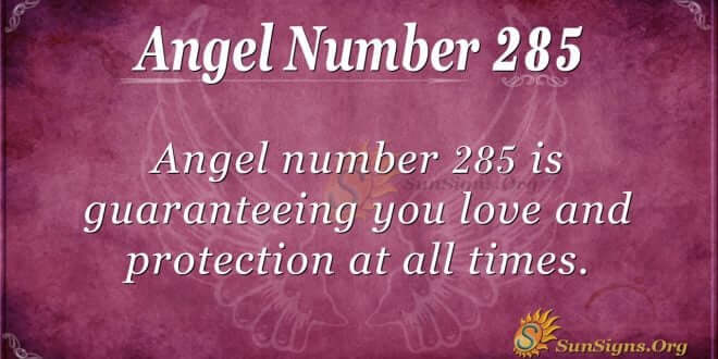 angel number 285