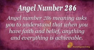 angel number 286