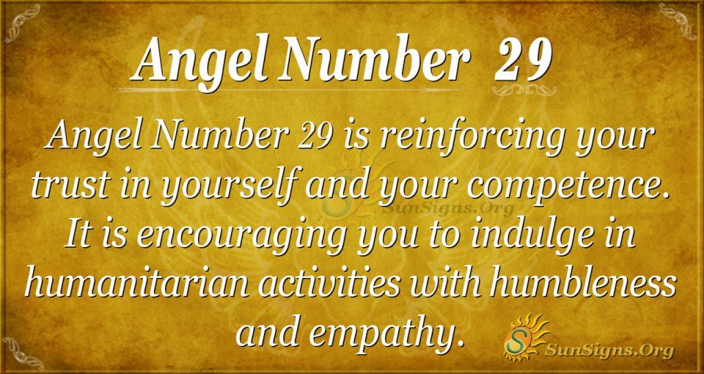 angel number 29