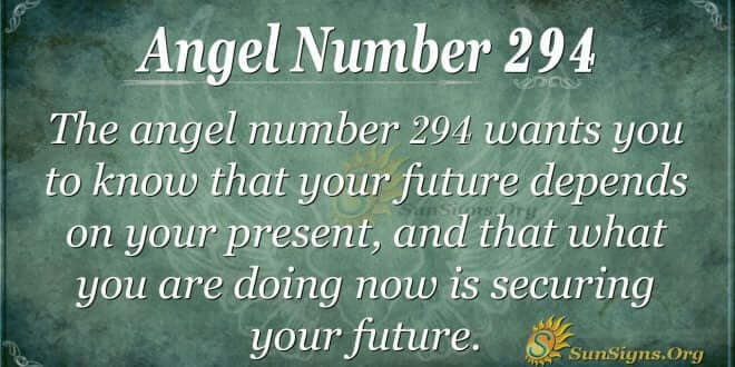 Angel Number 294