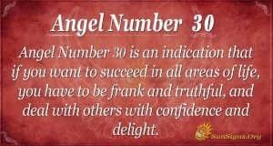 Angel Number 30 Meaning - Seeking The Help Of Angels - SunSigns.Org