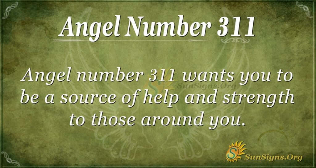 Angel Number 311