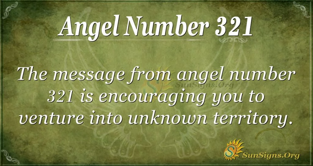 Angel numero 321