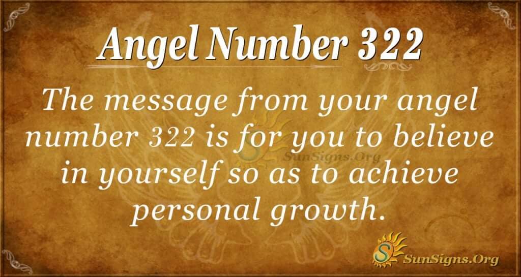 Angel Number 322