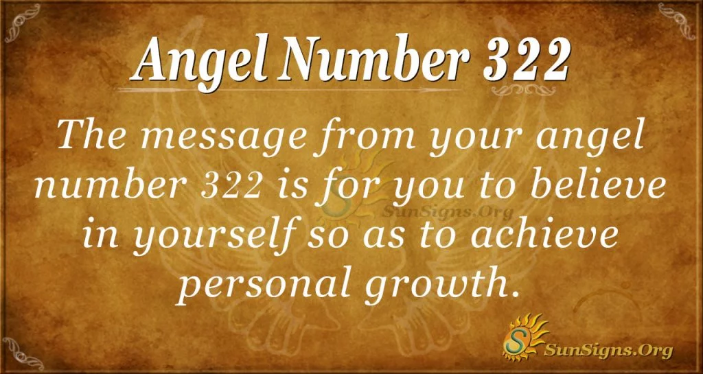  Número de ángel 322