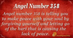 Angel Number 358