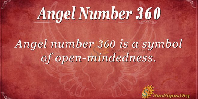 Angel Number 360