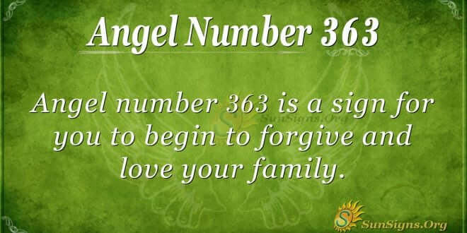 Angel Number 363