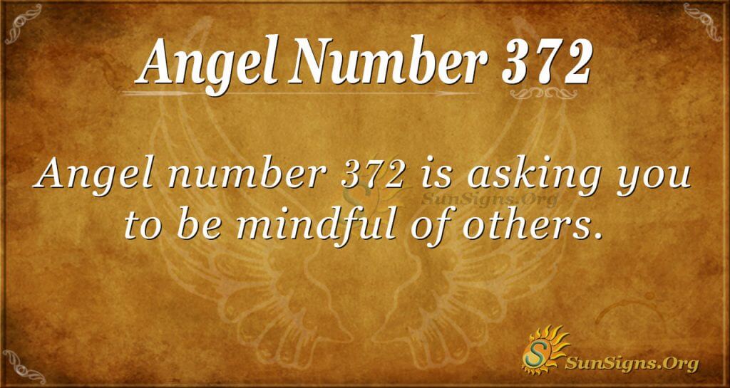 Angel Number 372