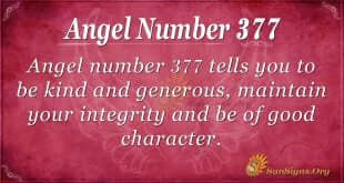 Angel Number 377