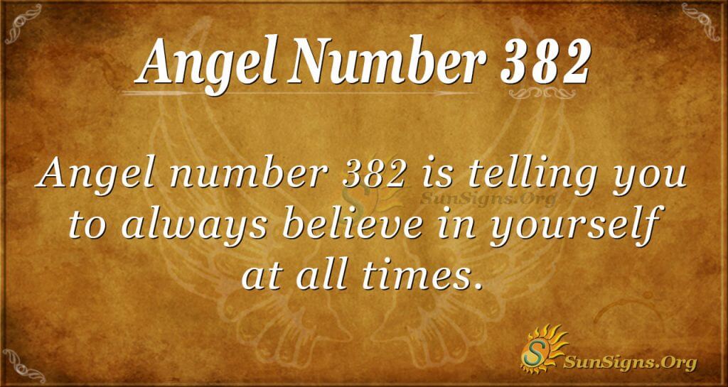 Angel Number 382