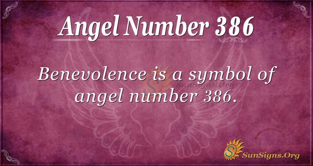 Angel Number 386