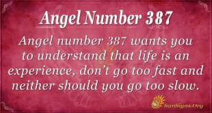 Angel Number 387