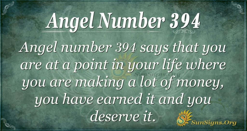 Angel Number 394