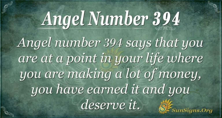 Angel Number 394 Meaning: Practical Life - SunSigns.Org