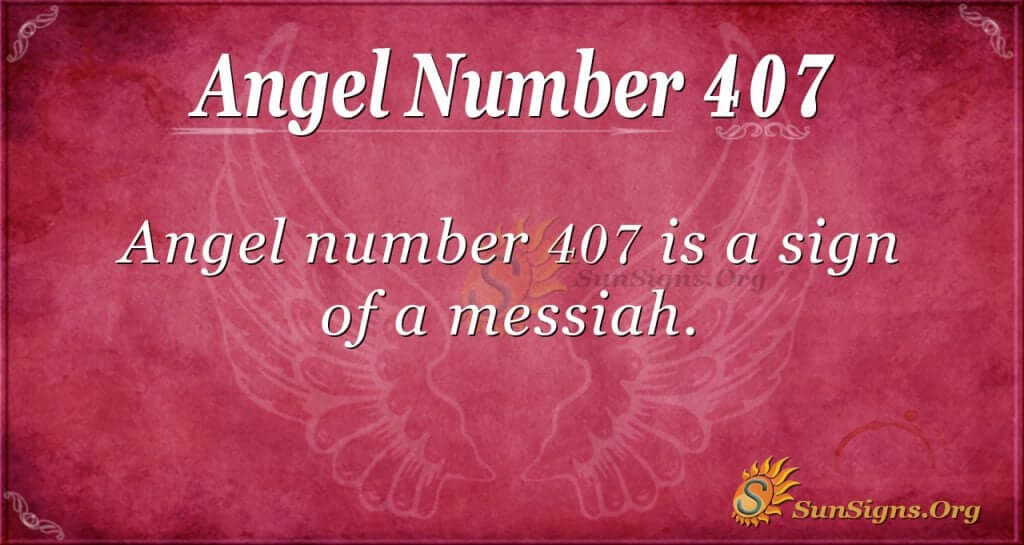 Angel Number 407