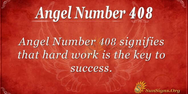 Angel Number 408