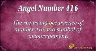 Angel Number 416