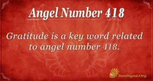 Angel Number 418