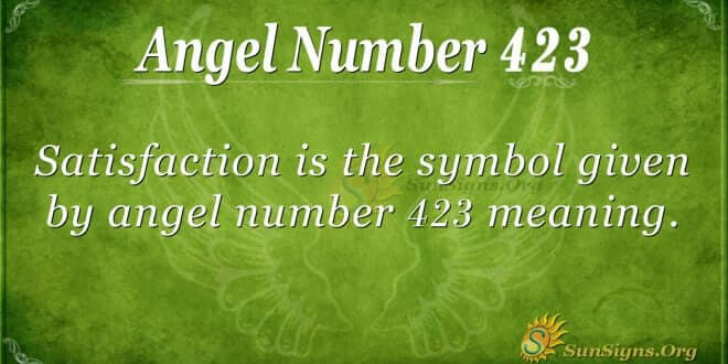 Angel Number 423
