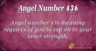 Angel Number 436