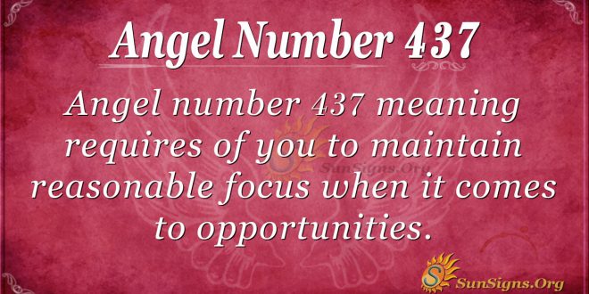 Angel Number 437