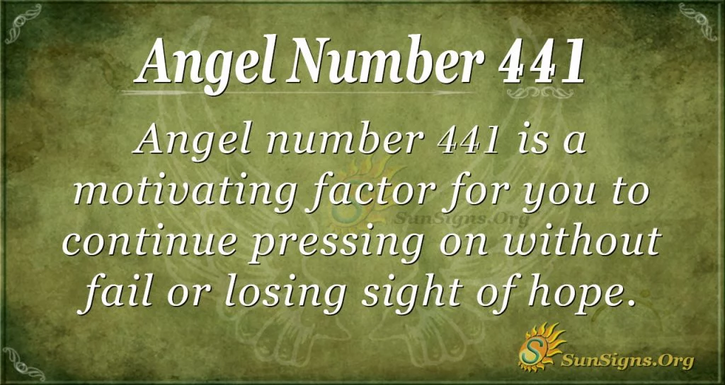 Número de ángel 441