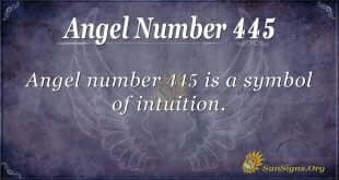 angel number 445