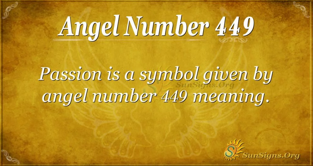 andělské číslo 449