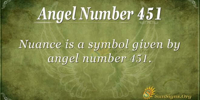 Angel Number 451