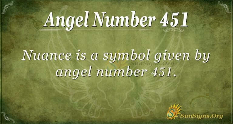 Angel Number 451 Meaning: Start Of New Life - SunSigns.Org