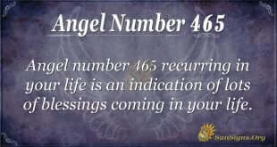 Angel Number 465