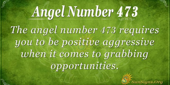 Angel Number 473