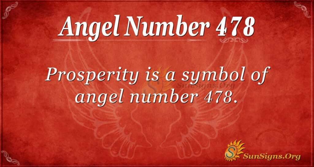 Angel Number 478