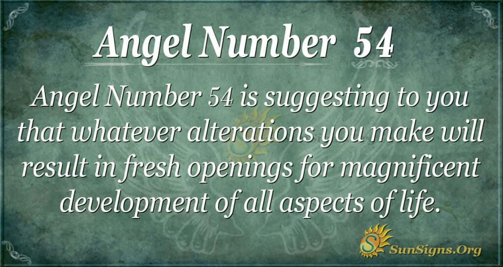 Angel Number 54